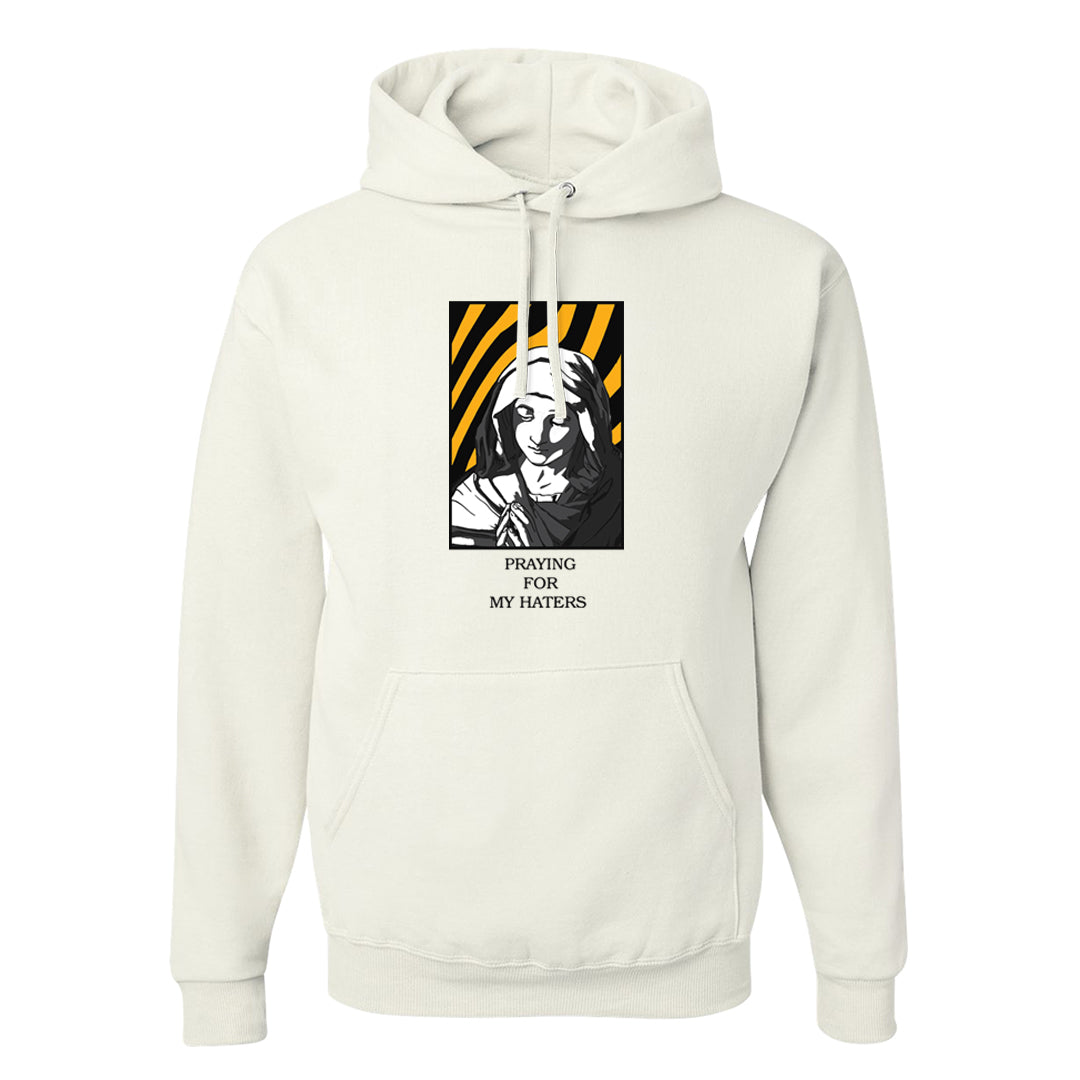 Flyease Yellow Ochre 1s Hoodie | God Told Me, White