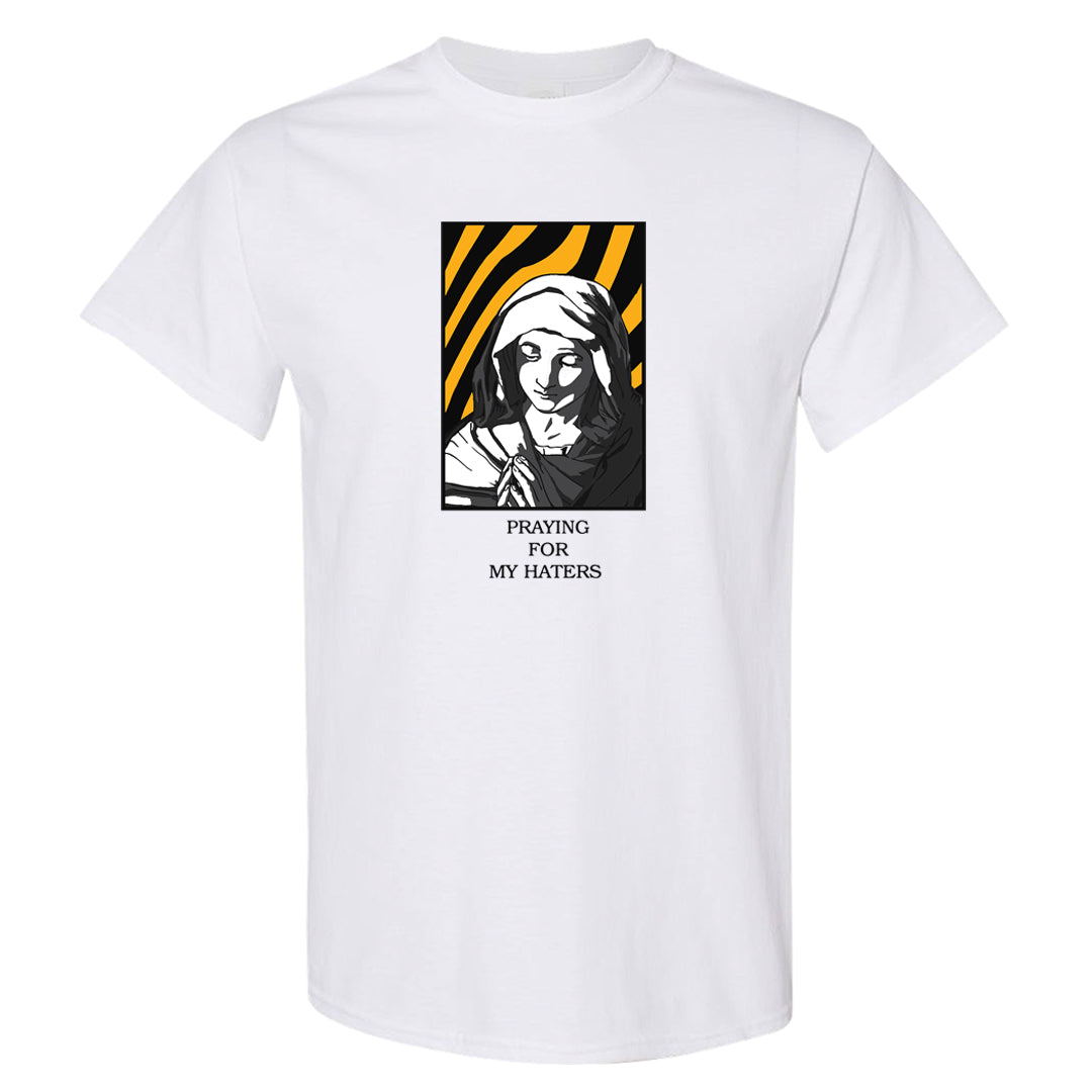 Flyease Yellow Ochre 1s T Shirt | God Told Me, White