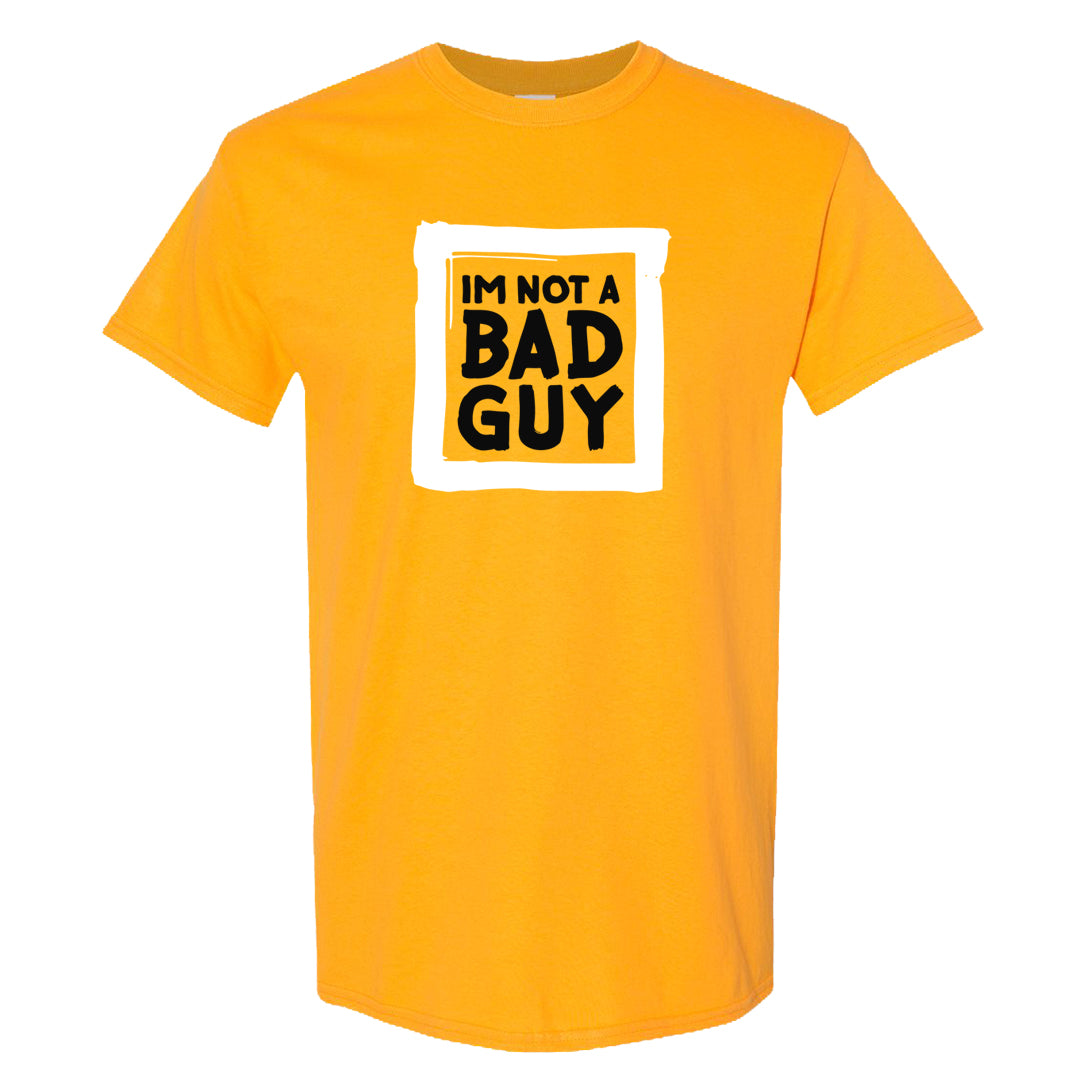 Flyease Yellow Ochre 1s T Shirt | I'm Not A Bad Guy, Gold