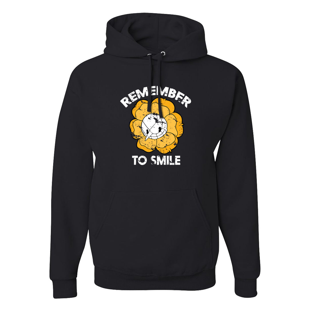 Flyease Yellow Ochre 1s Hoodie | Remember To Smile, Black