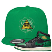 Golf Change 1s Snapback Hat | All Seeing Eye, Kelly