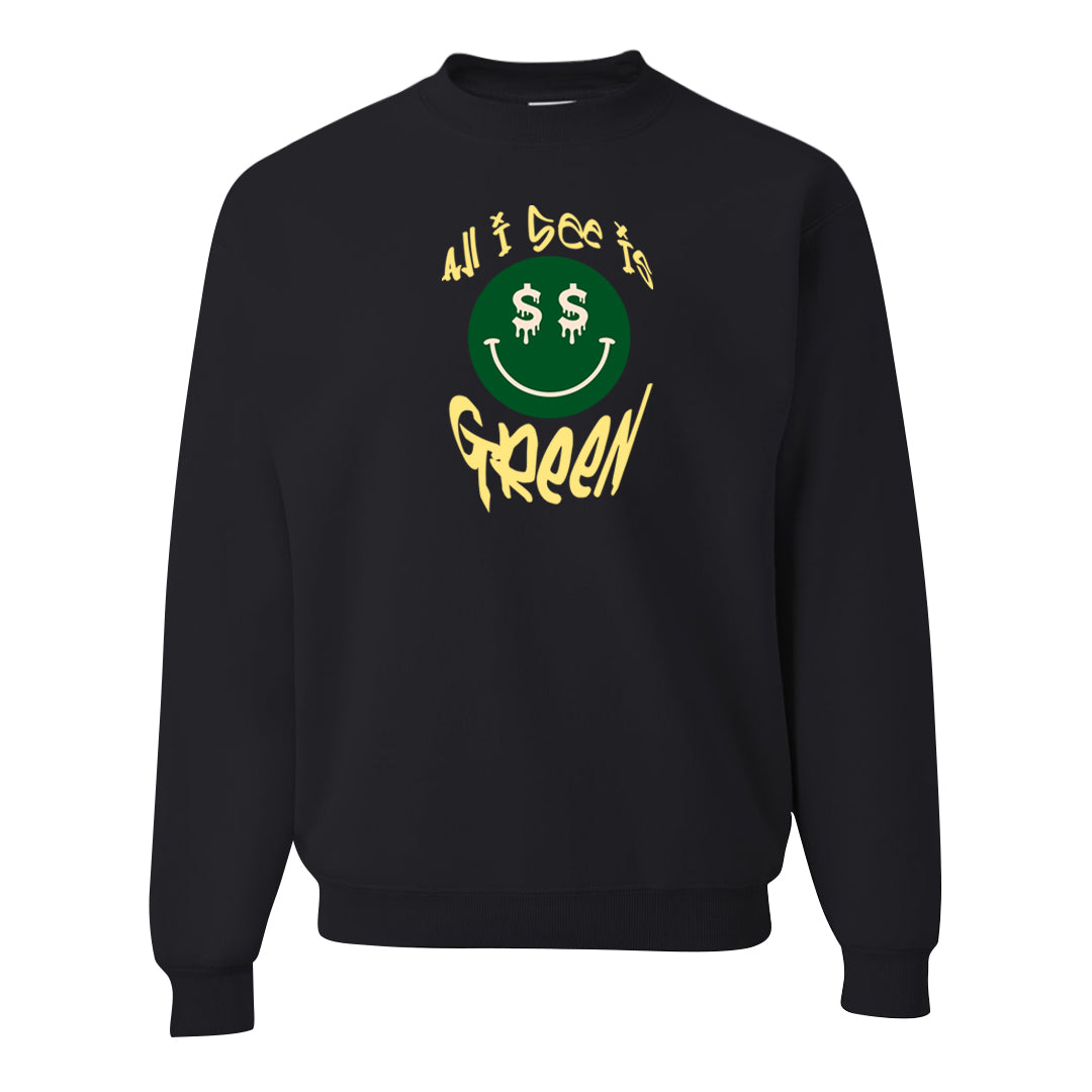 Golf Change 1s Crewneck Sweatshirt | All I See Is Green, Black