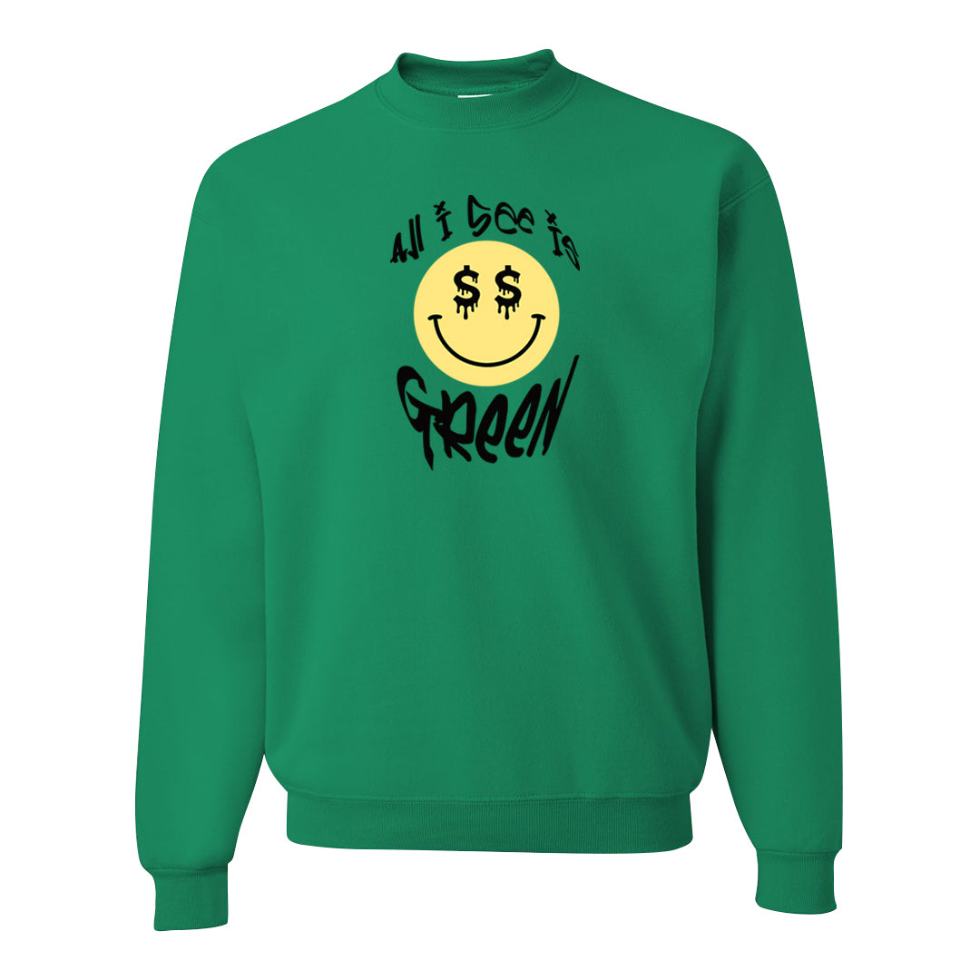 Golf Change 1s Crewneck Sweatshirt | All I See Is Green, Kelly