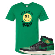 Golf Change 1s T Shirt | All I See Is Green, Kelly