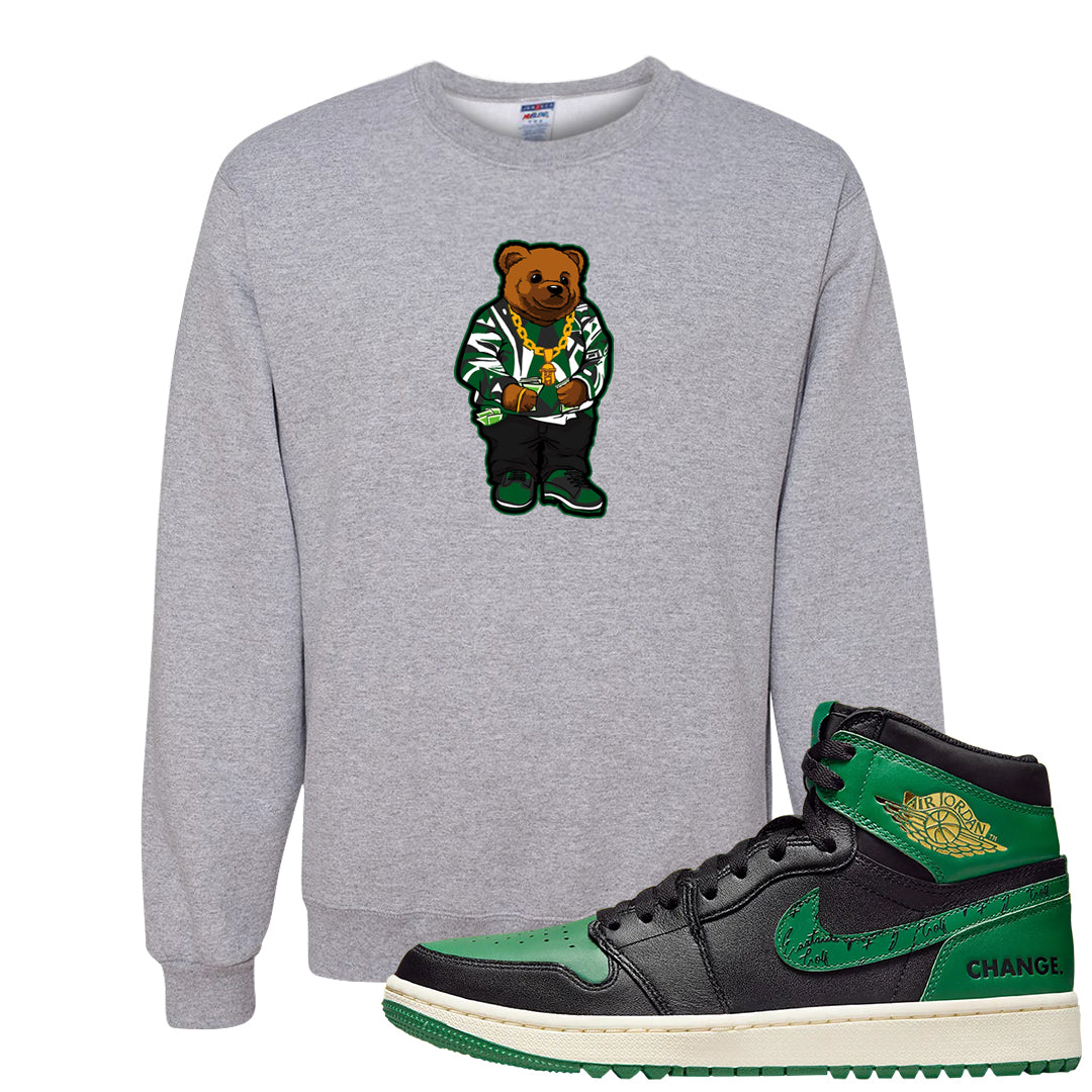 Golf Change 1s Crewneck Sweatshirt | Sweater Bear, Ash