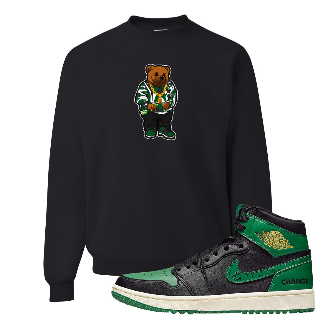 Golf Change 1s Crewneck Sweatshirt | Sweater Bear, Black