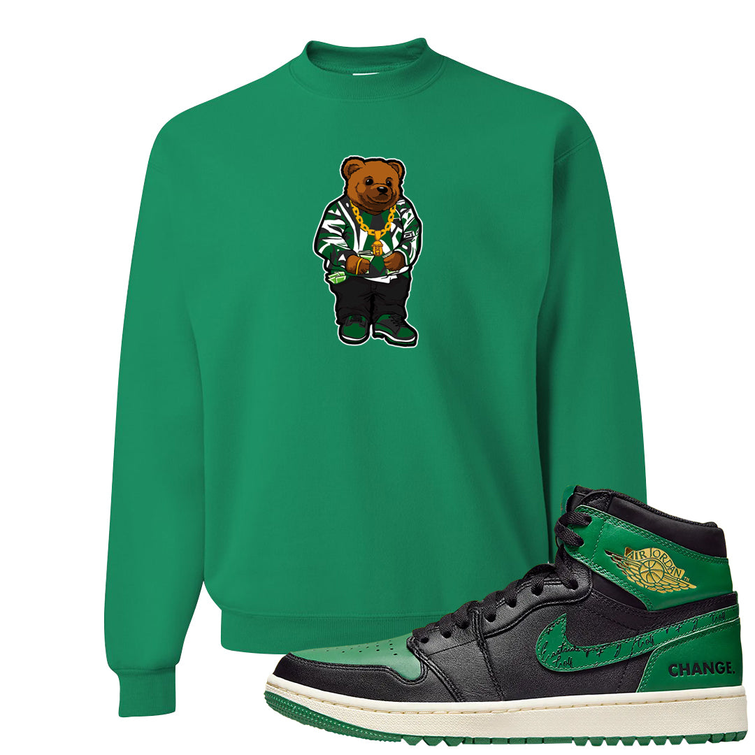 Golf Change 1s Crewneck Sweatshirt | Sweater Bear, Kelly