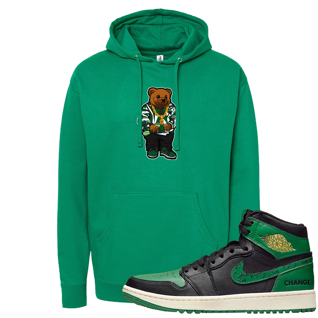 Golf Change 1s Hoodie | Sweater Bear, Kelly