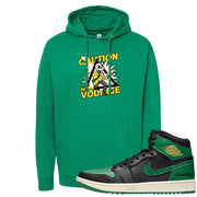 Golf Change 1s Hoodie | Caution High Voltage, Kelly