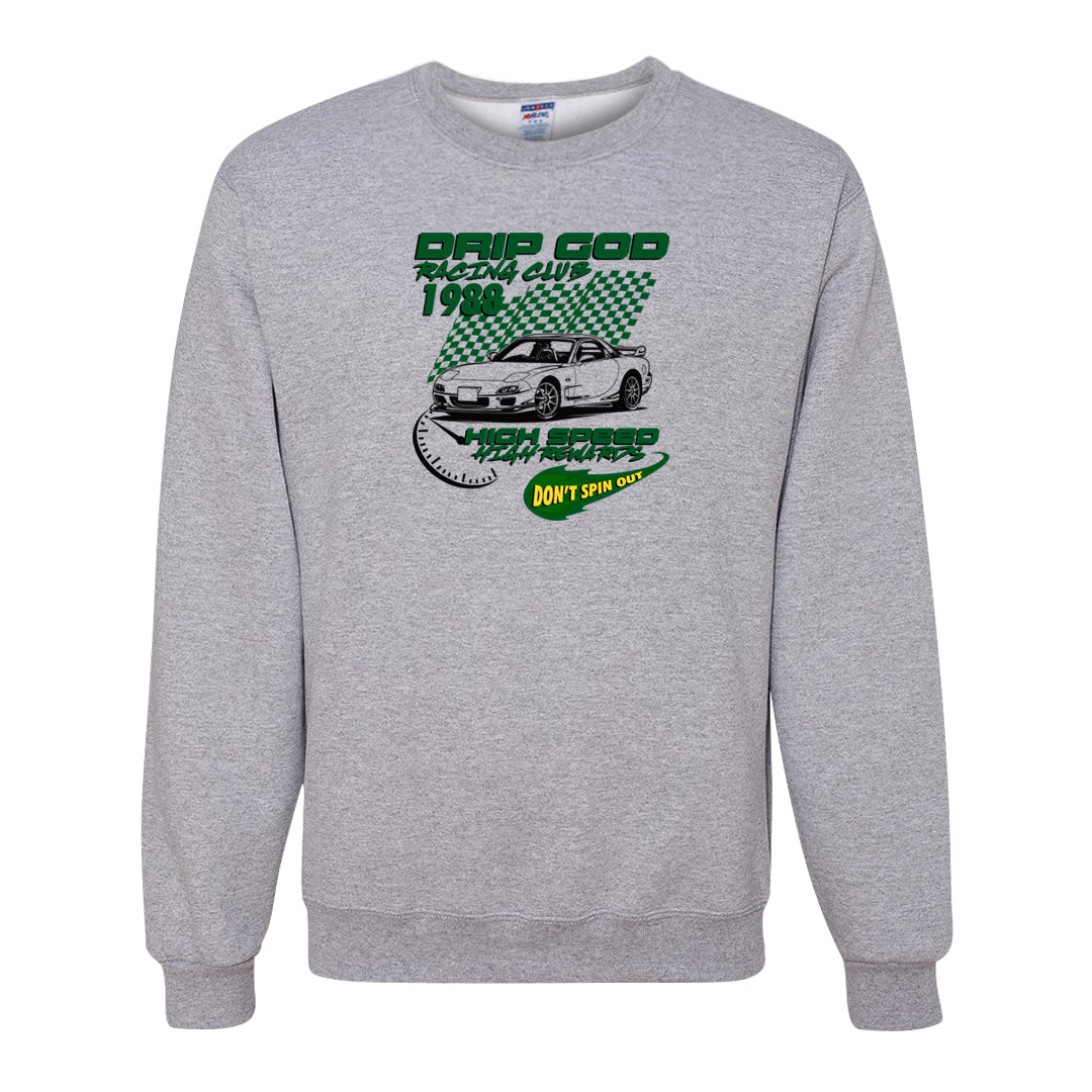 Golf Change 1s Crewneck Sweatshirt | Drip God Racing Club, Ash