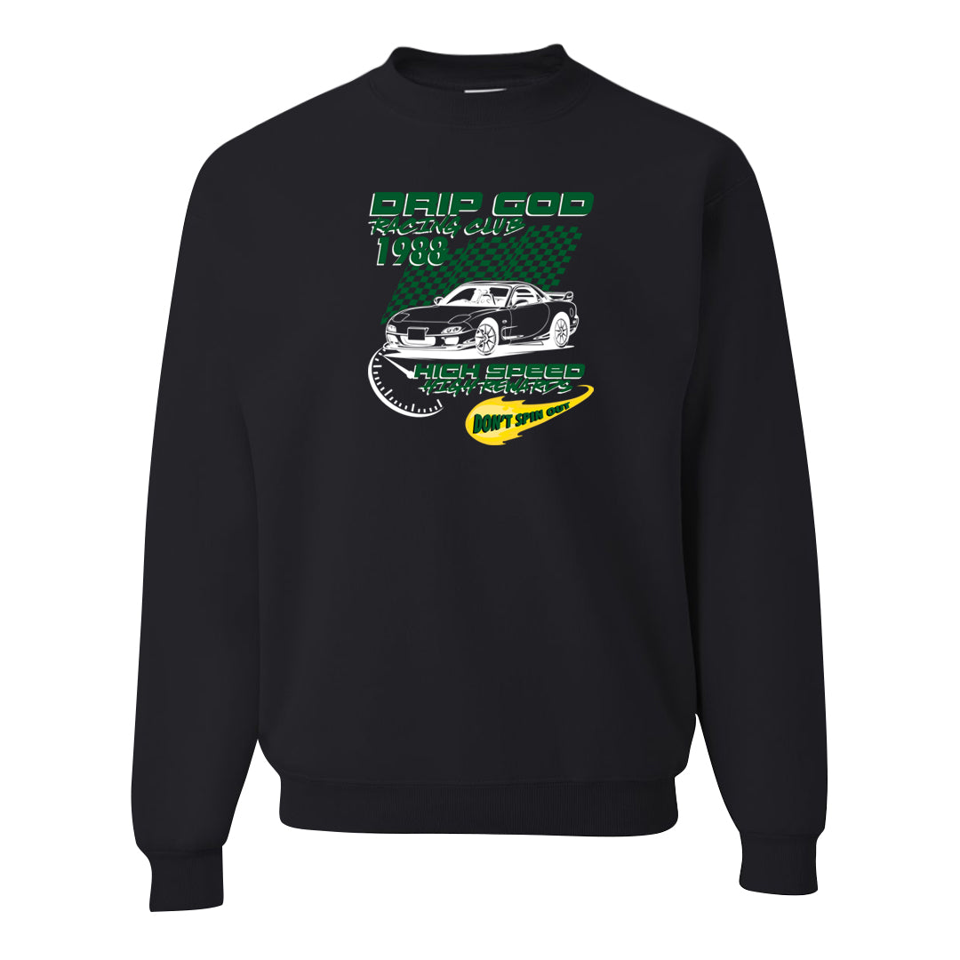 Golf Change 1s Crewneck Sweatshirt | Drip God Racing Club, Black