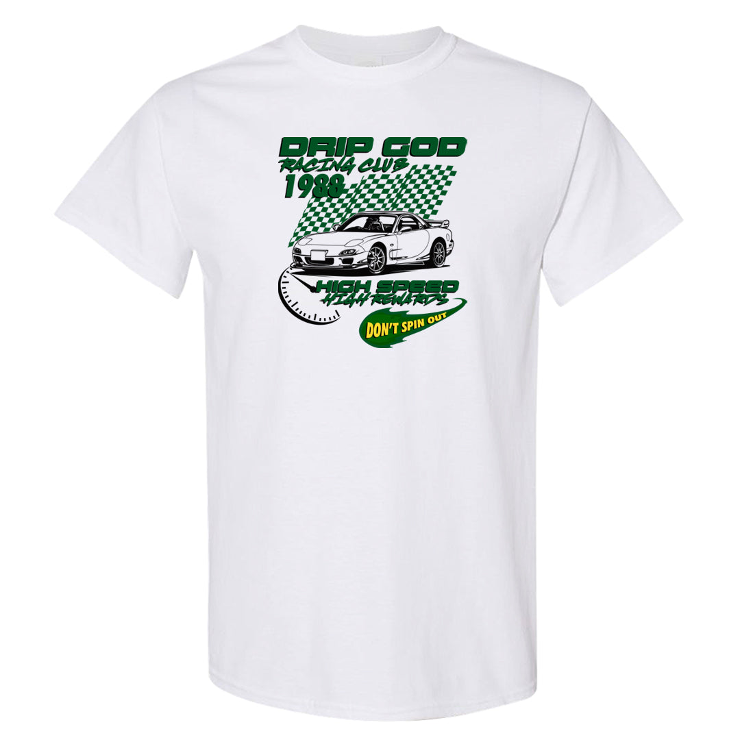 Golf Change 1s T Shirt | Drip God Racing Club, White