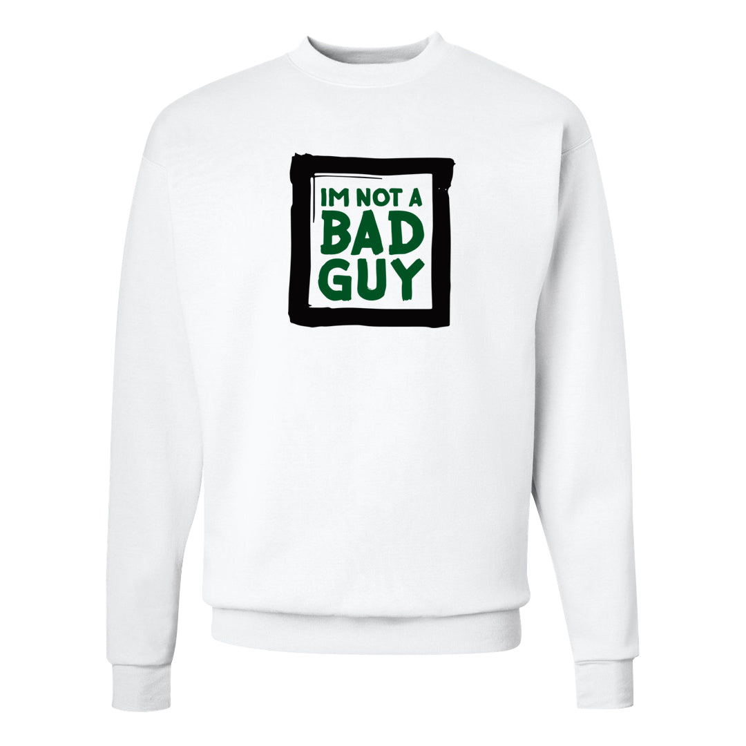 Golf Change 1s Crewneck Sweatshirt | I'm Not A Bad Guy, White