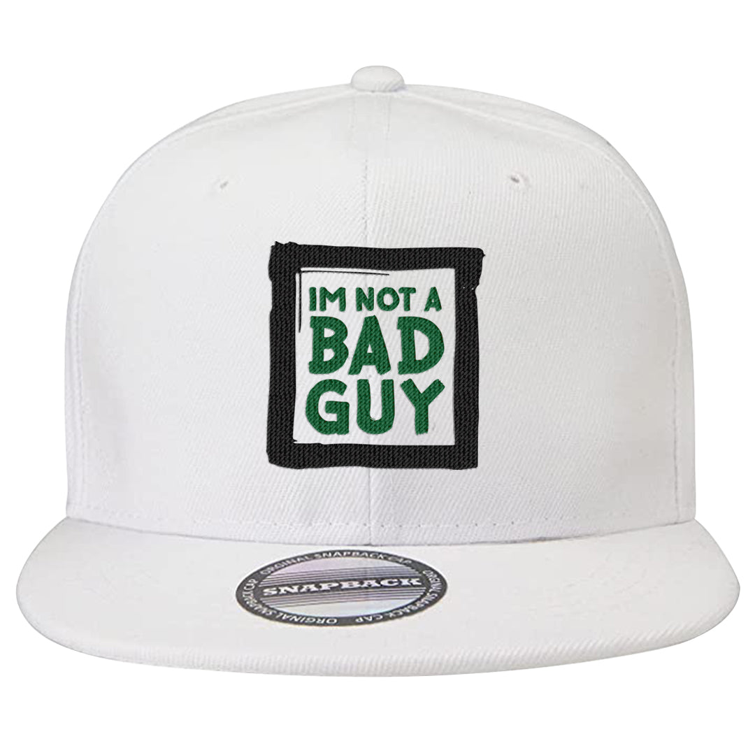 Golf Change 1s Snapback Hat | I'm Not A Bad Guy, White