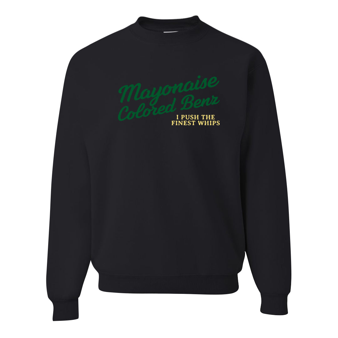 Golf Change 1s Crewneck Sweatshirt | Mayonaise Colored Benz, Black