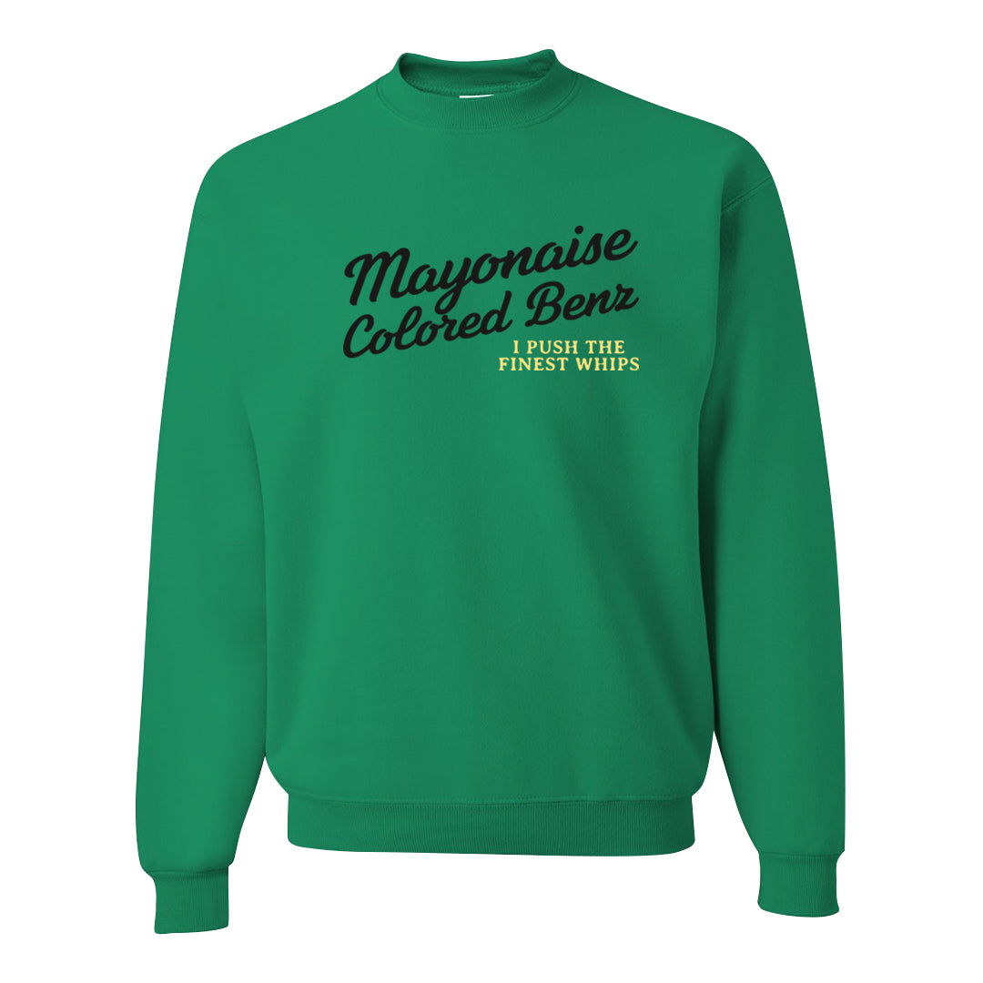 Golf Change 1s Crewneck Sweatshirt | Mayonaise Colored Benz, Kelly