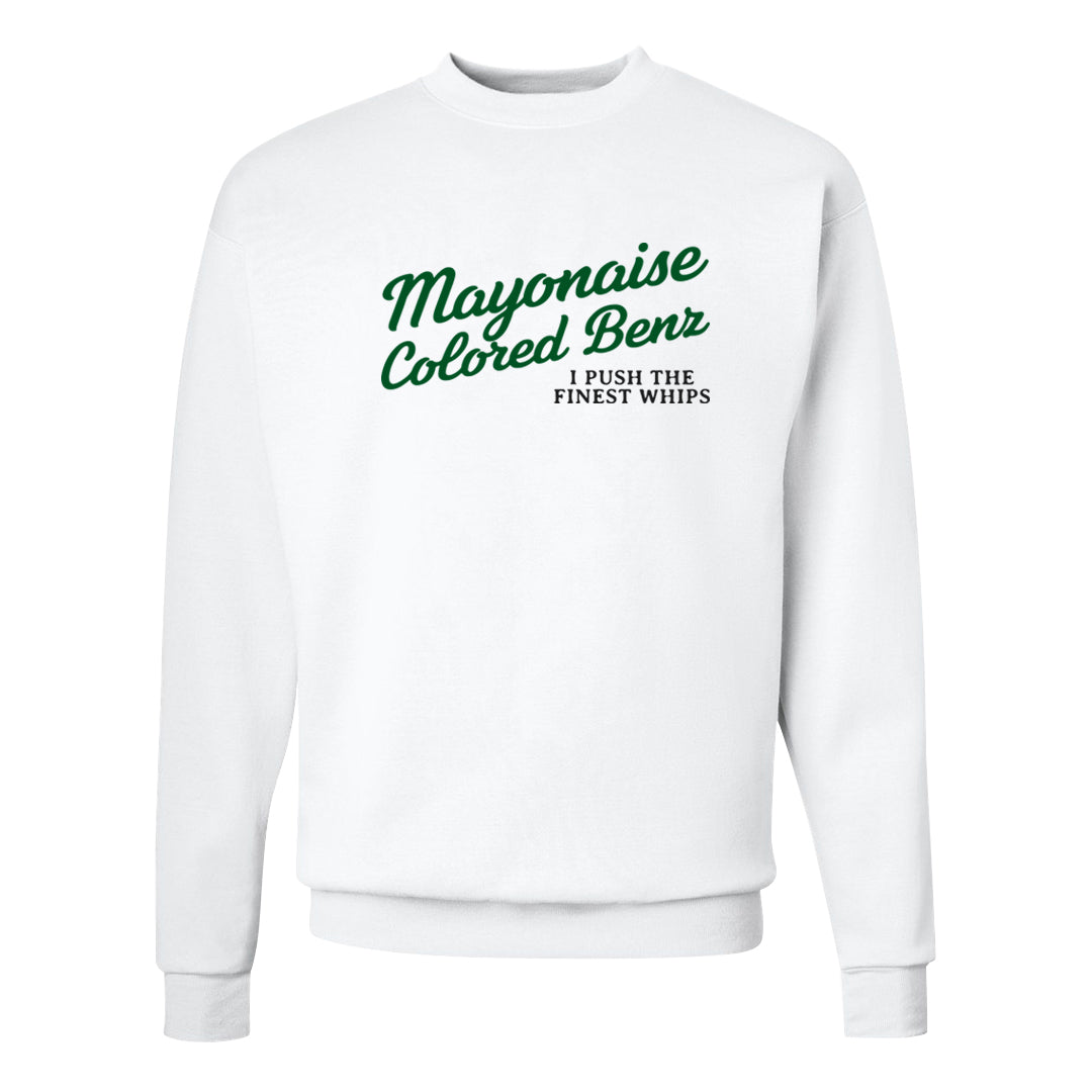 Golf Change 1s Crewneck Sweatshirt | Mayonaise Colored Benz, White