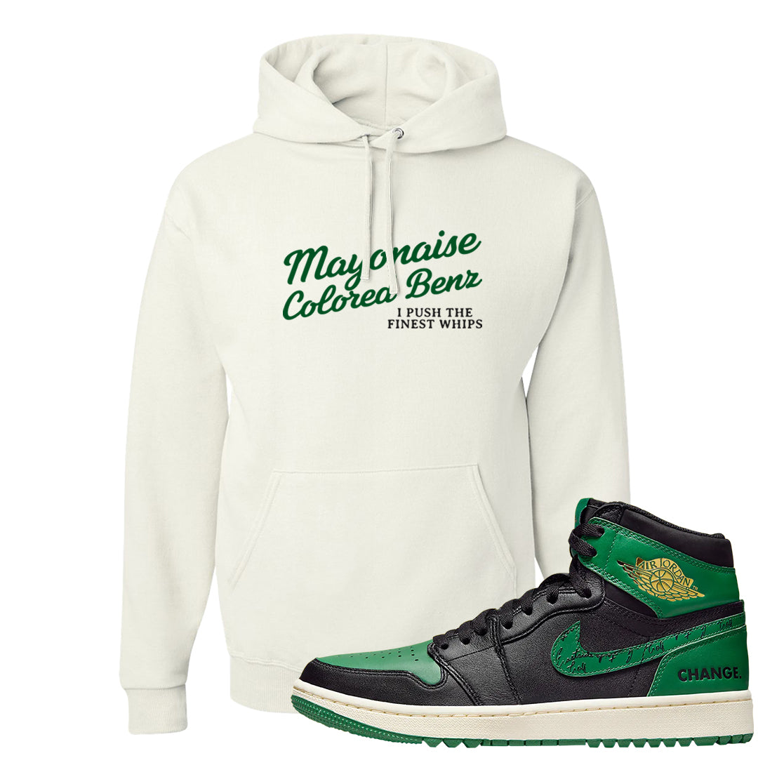 Golf Change 1s Hoodie | Mayonaise Colored Benz, White