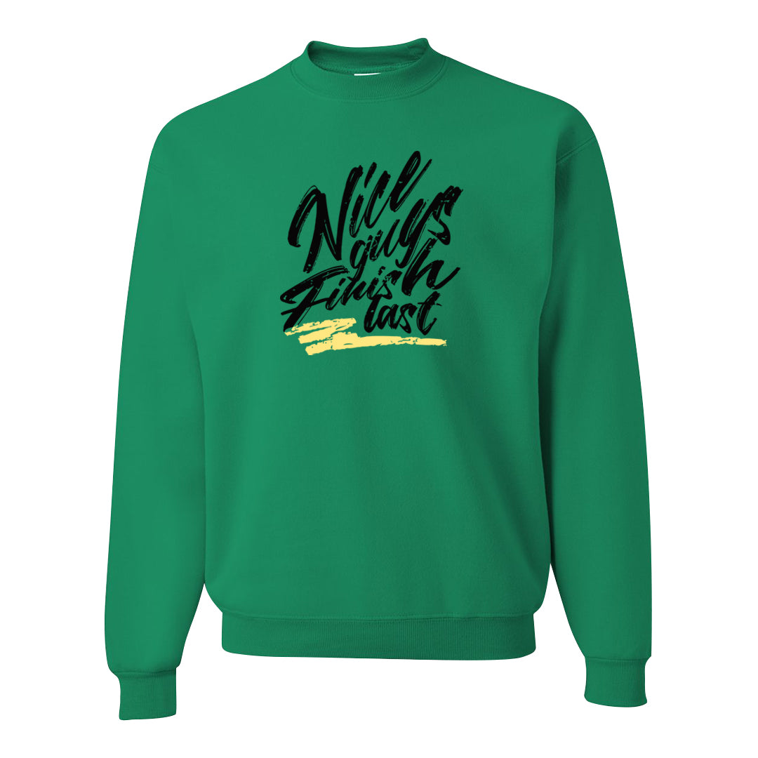 Golf Change 1s Crewneck Sweatshirt | Nice Guys Finish Last, Kelly