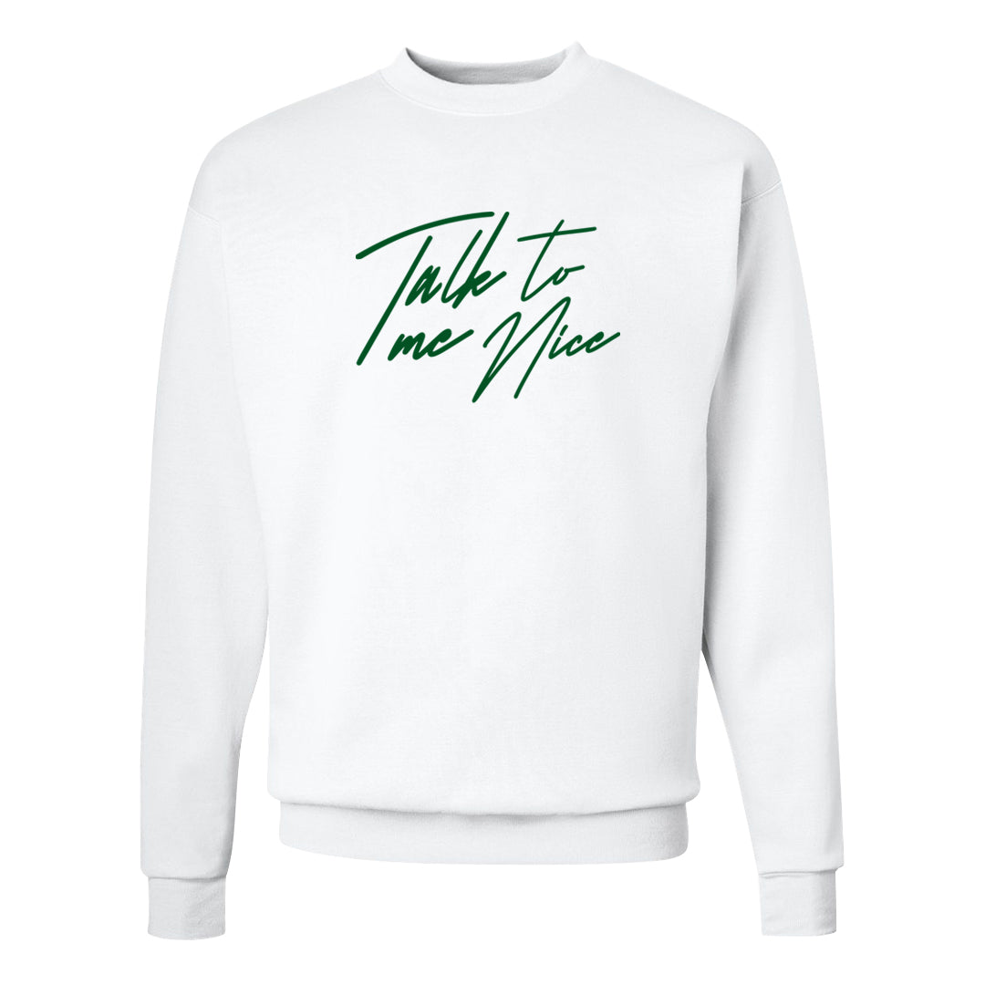 Golf Change 1s Crewneck Sweatshirt | Talk To Me Nice, White