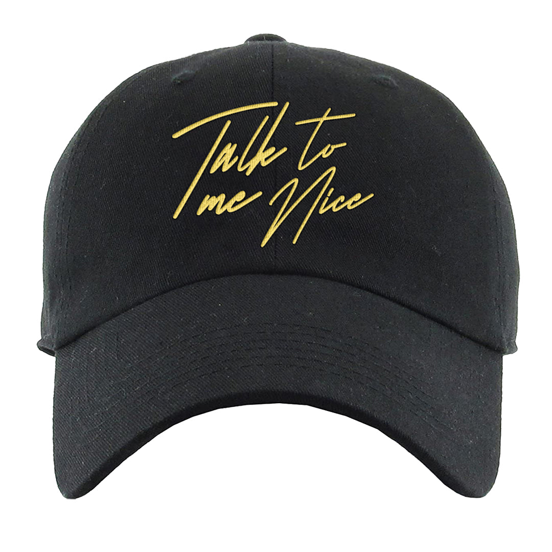 Golf Change 1s Dad Hat | Talk To Me Nice, Black