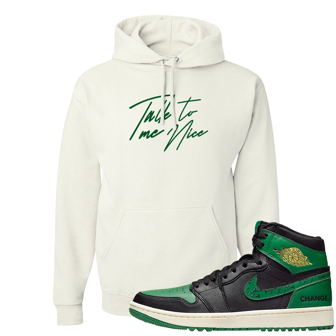 Golf Change 1s Hoodie | Talk To Me Nice, White