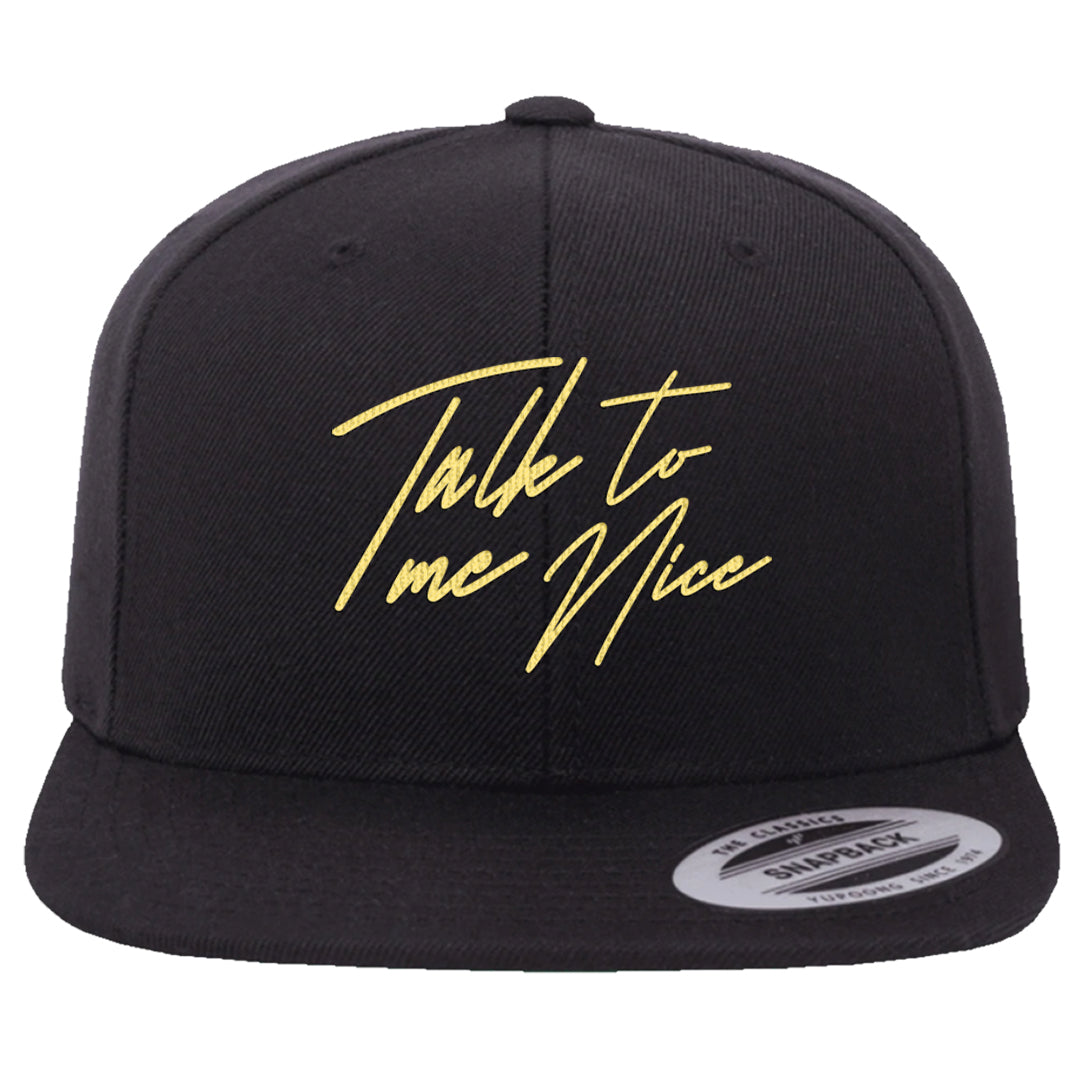 Golf Change 1s Snapback Hat | Talk To Me Nice, Black