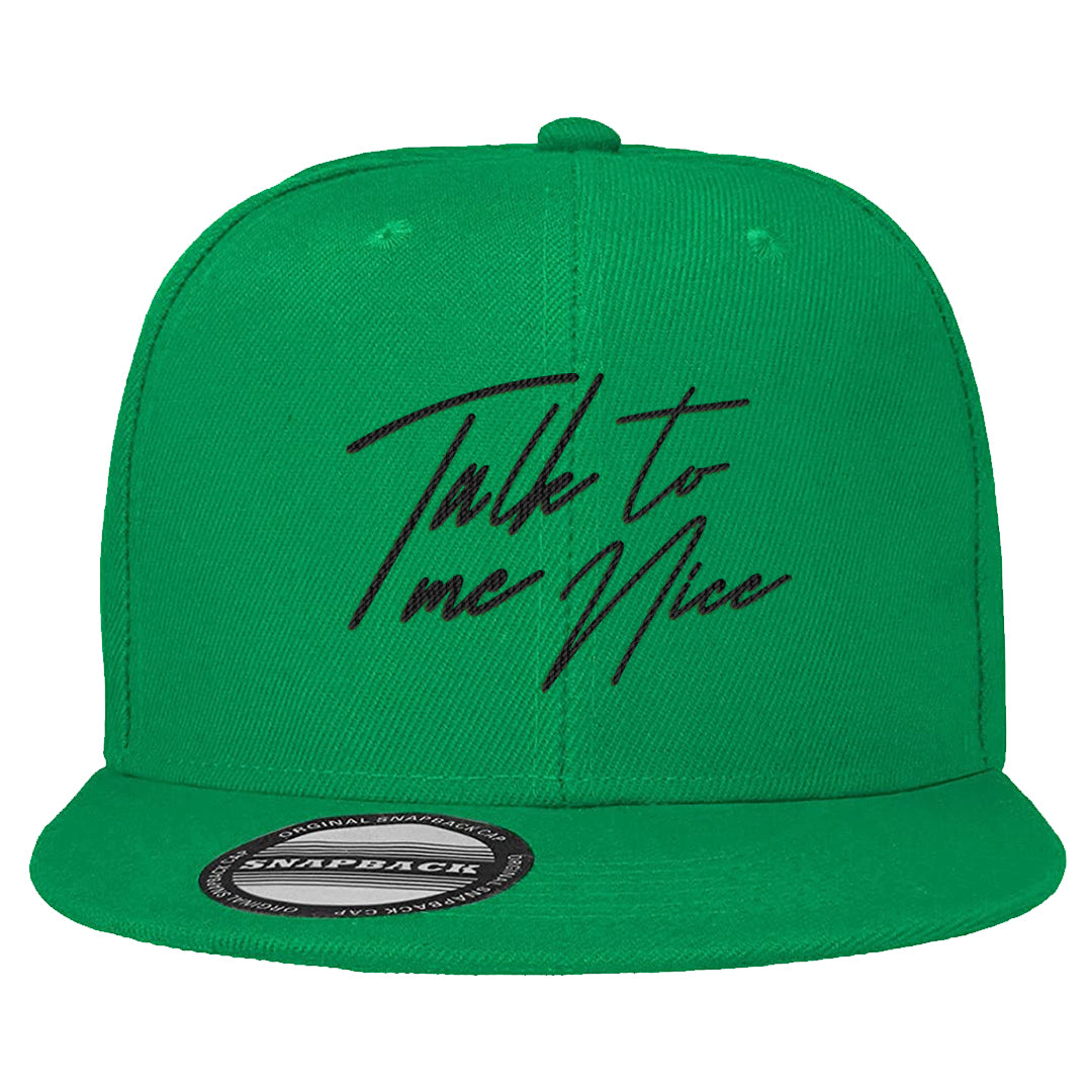 Golf Change 1s Snapback Hat | Talk To Me Nice, Kelly