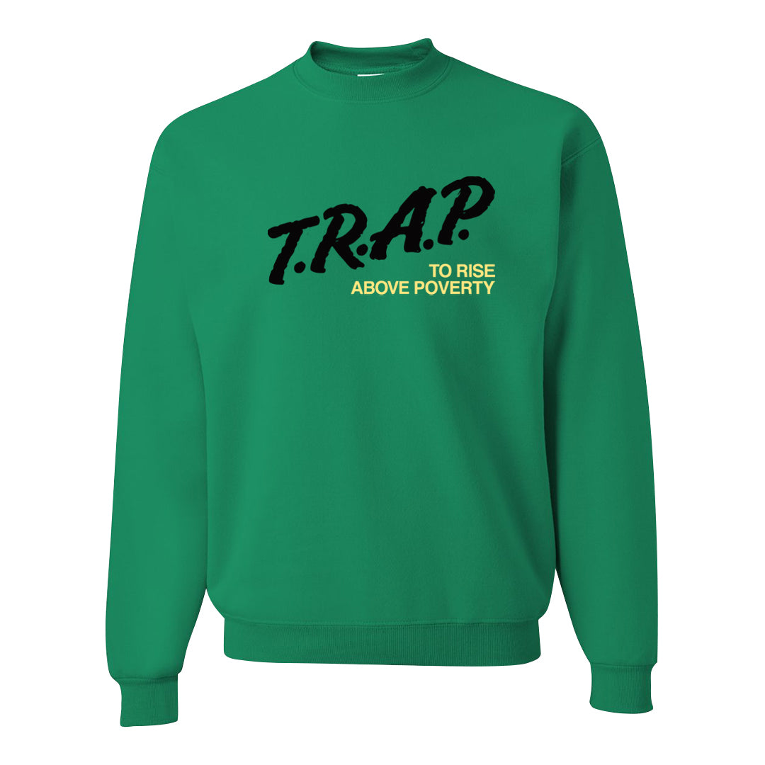 Golf Change 1s Crewneck Sweatshirt | Trap To Rise Above Poverty, Kelly