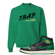 Golf Change 1s Crewneck Sweatshirt | Trap To Rise Above Poverty, Kelly