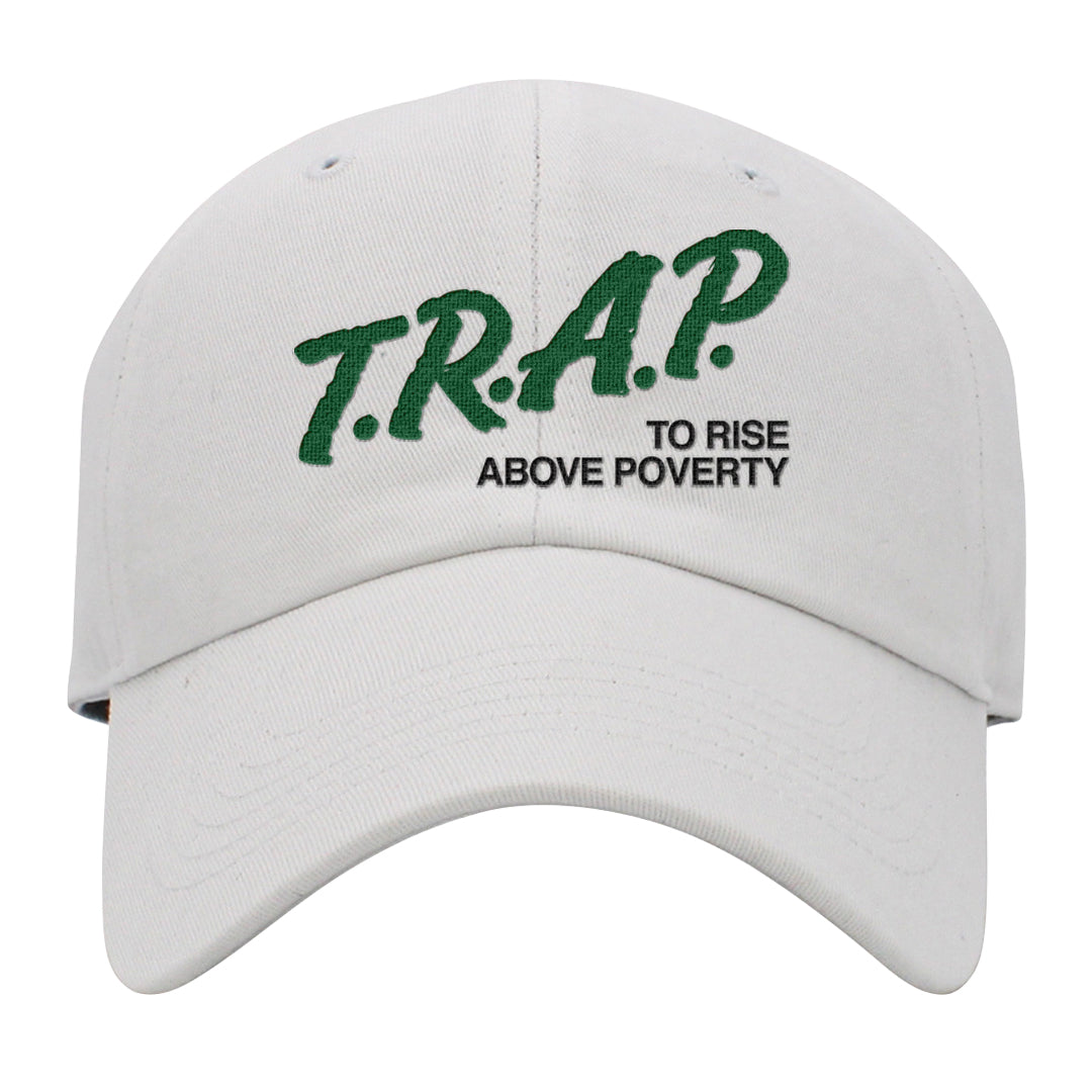 Golf Change 1s Dad Hat | Trap To Rise Above Poverty, White