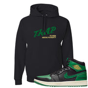 Golf Change 1s Hoodie | Trap To Rise Above Poverty, Black