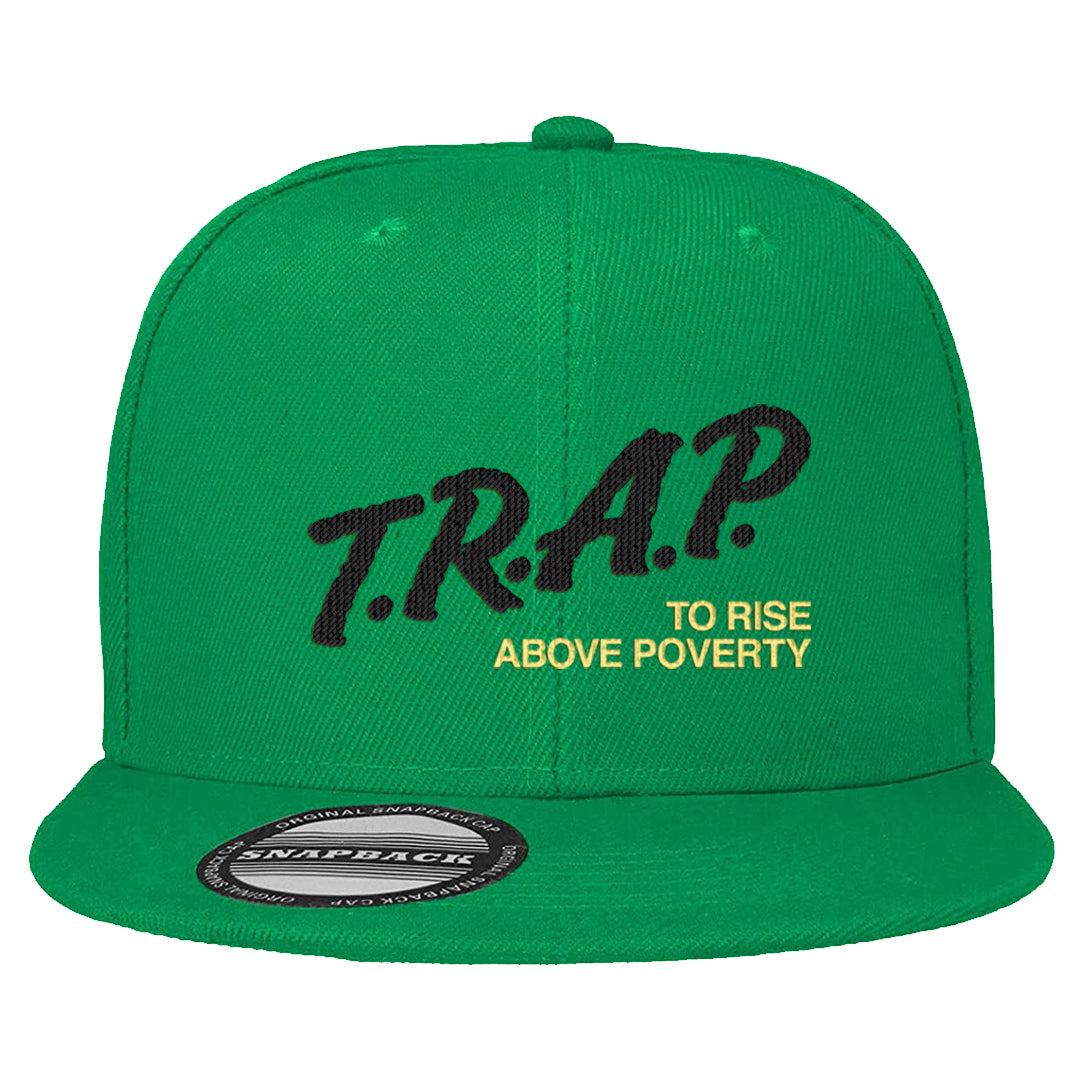 Golf Change 1s Snapback Hat | Trap To Rise Above Poverty, Kelly