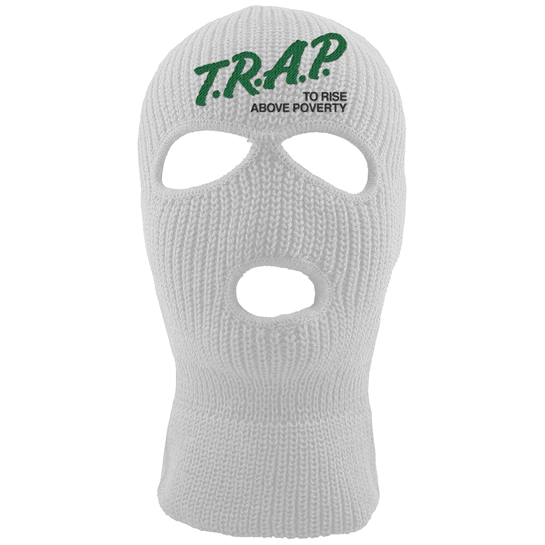 Golf Change 1s Ski Mask | Trap To Rise Above Poverty, White