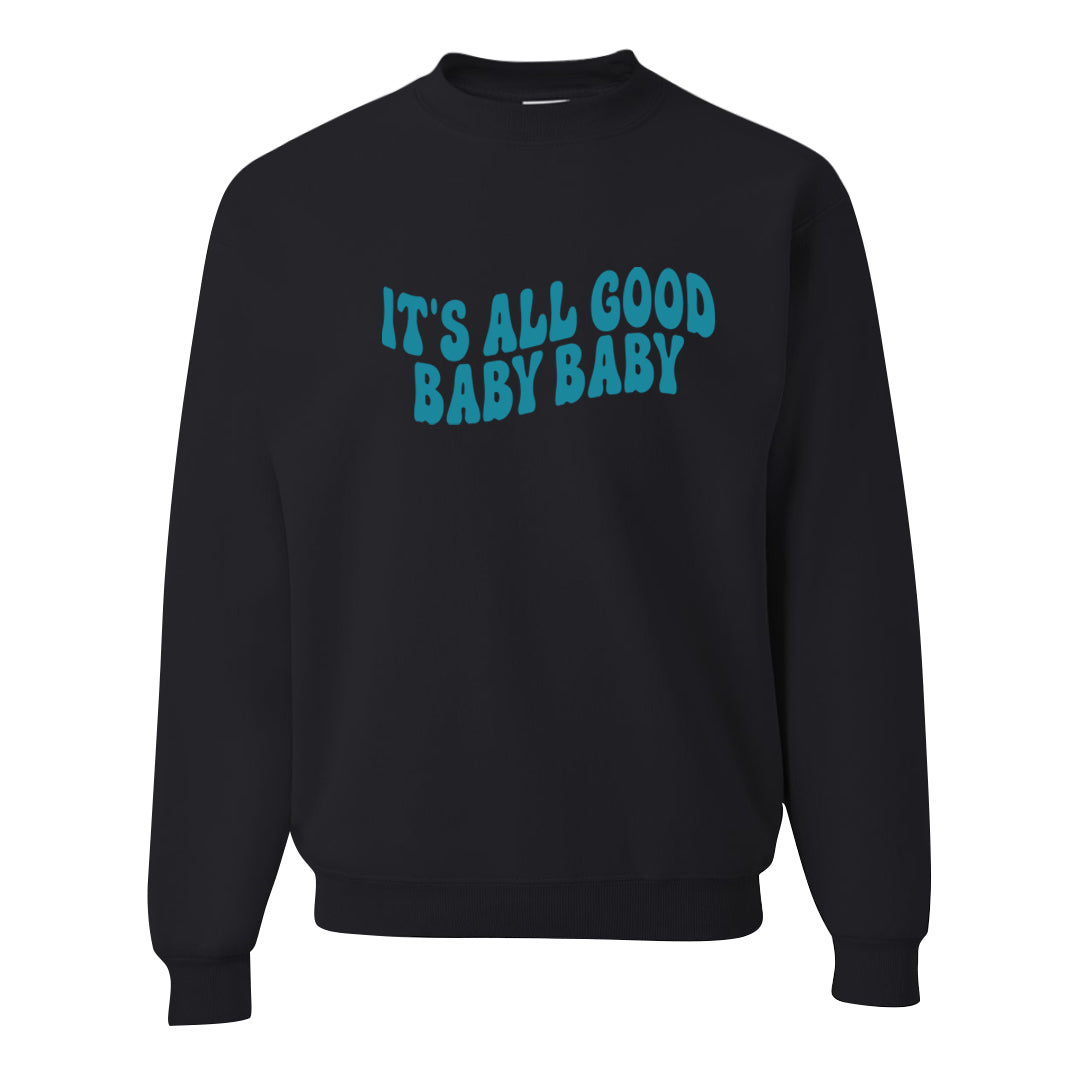 Element Black Olive High 1s Crewneck Sweatshirt | All Good Baby, Black