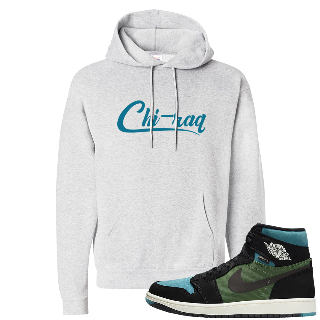 Element Black Olive High 1s Hoodie | Chiraq, Ash