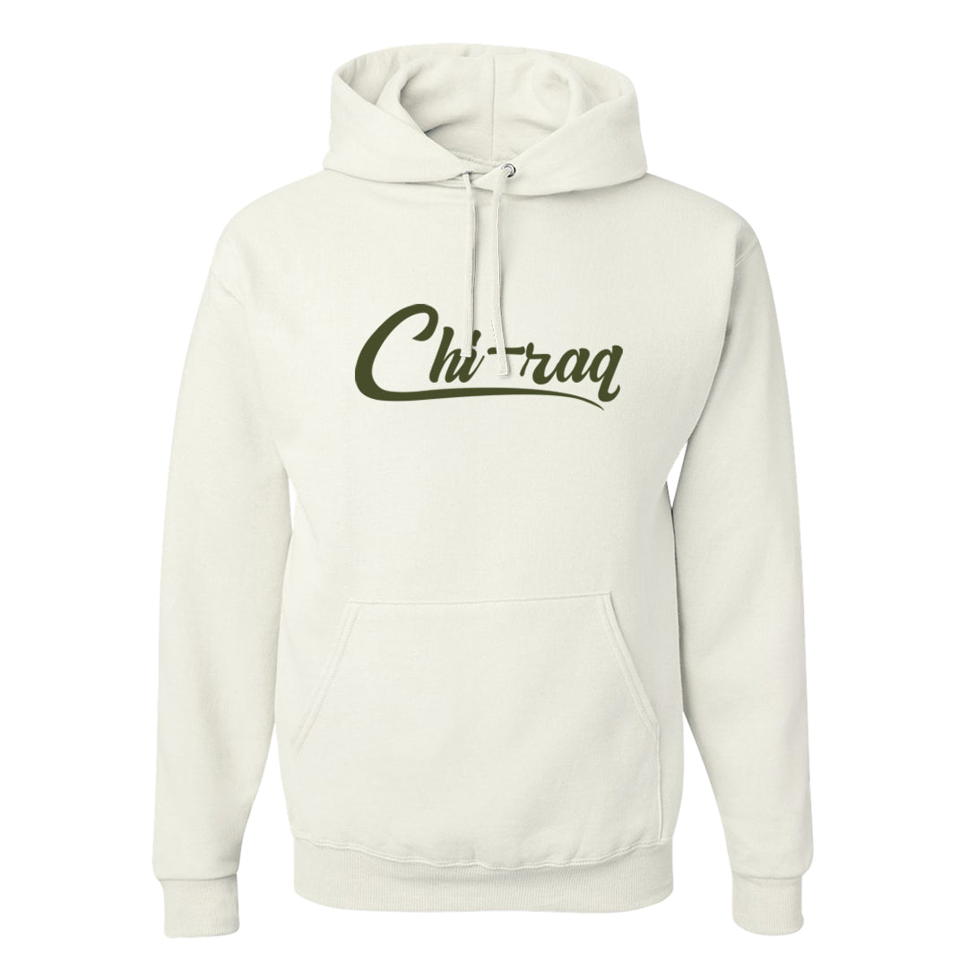 Element Black Olive High 1s Hoodie | Chiraq, White