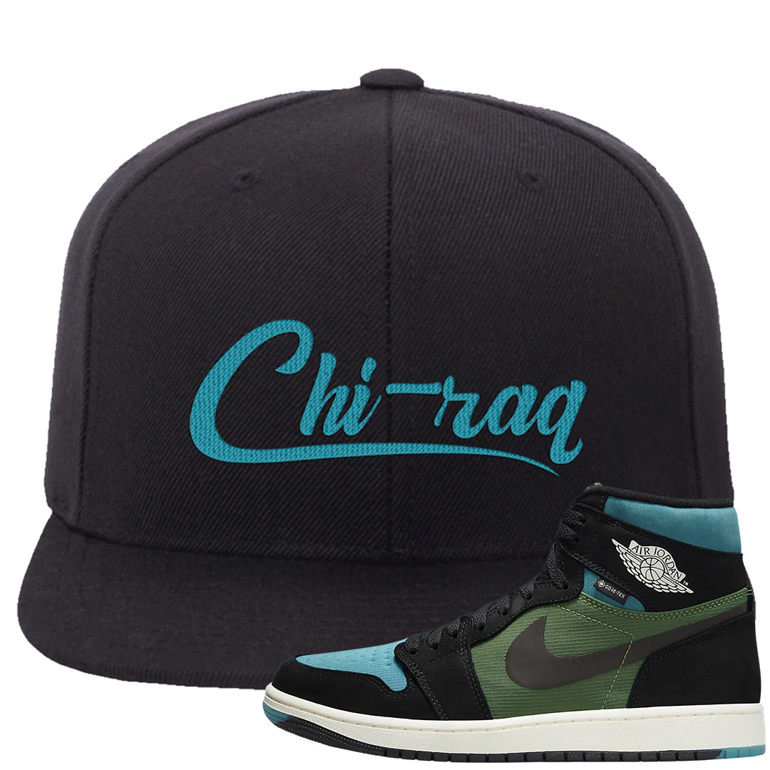 Element Black Olive High 1s Snapback Hat | Chiraq, Black