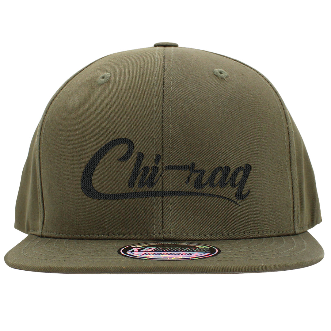 Element Black Olive High 1s Snapback Hat | Chiraq, Olive