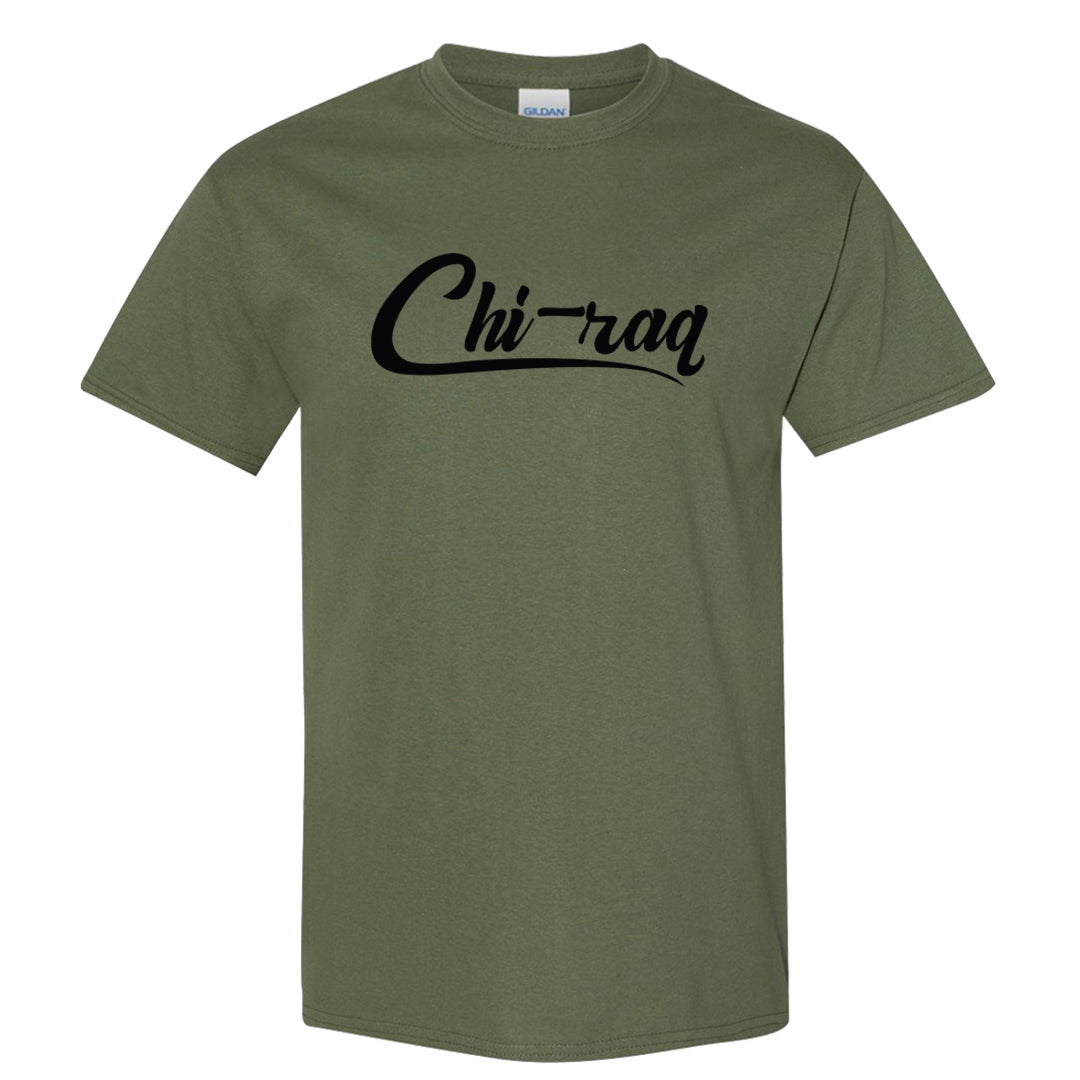 Element Black Olive High 1s T Shirt | Chiraq, Military Green