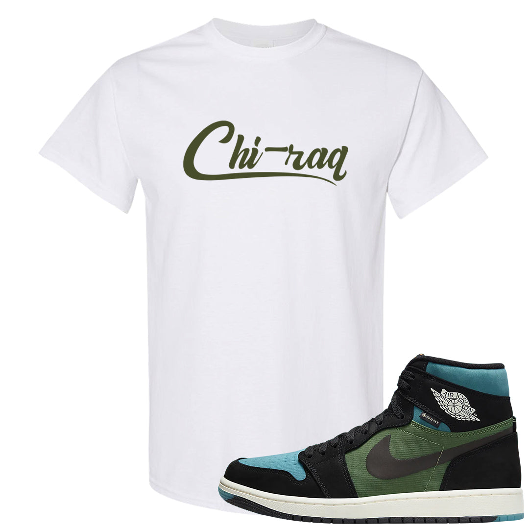 Element Black Olive High 1s T Shirt | Chiraq, White