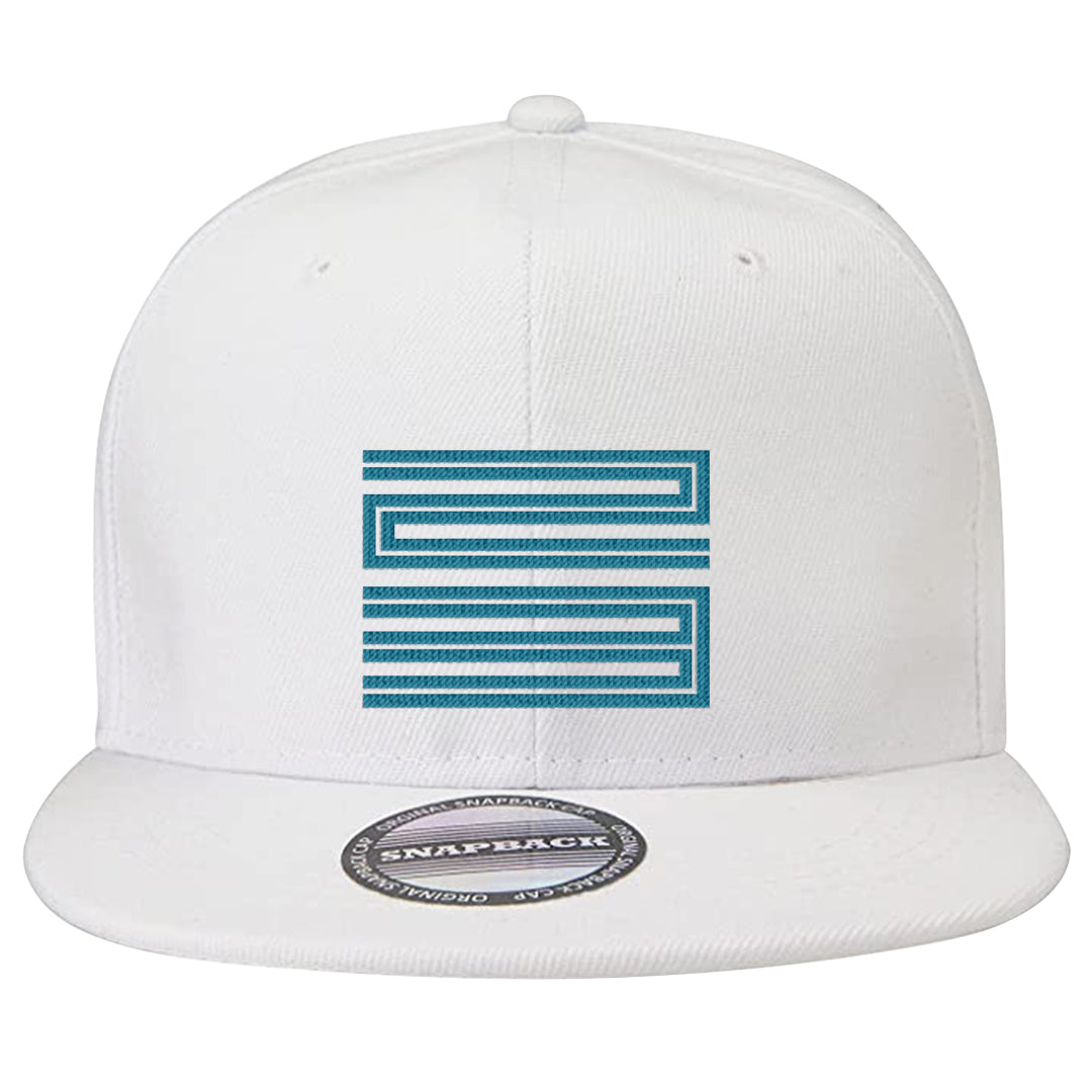 Element Black Olive High 1s Snapback Hat | Double Line 23, White