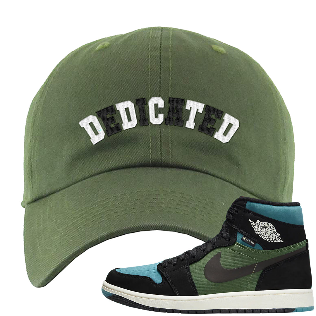 Element Black Olive High 1s Dad Hat | Dedicated, Olive