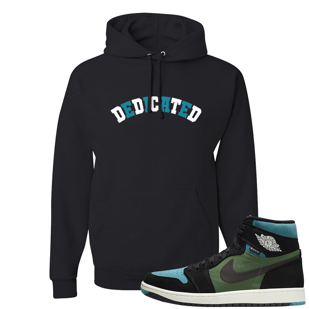 Element Black Olive High 1s Hoodie | Dedicated, Black