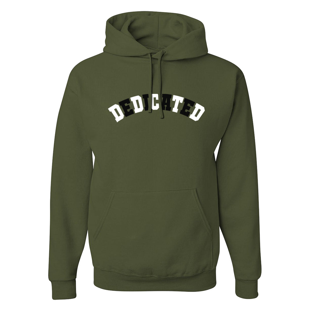 Element Black Olive High 1s Hoodie | Dedicated, Military Green