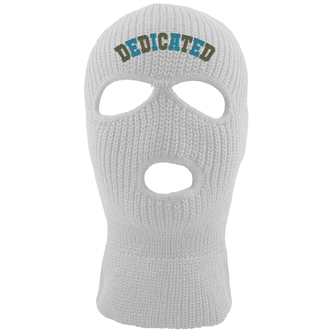 Element Black Olive High 1s Ski Mask | Dedicated, White