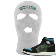 Element Black Olive High 1s Ski Mask | Dedicated, White