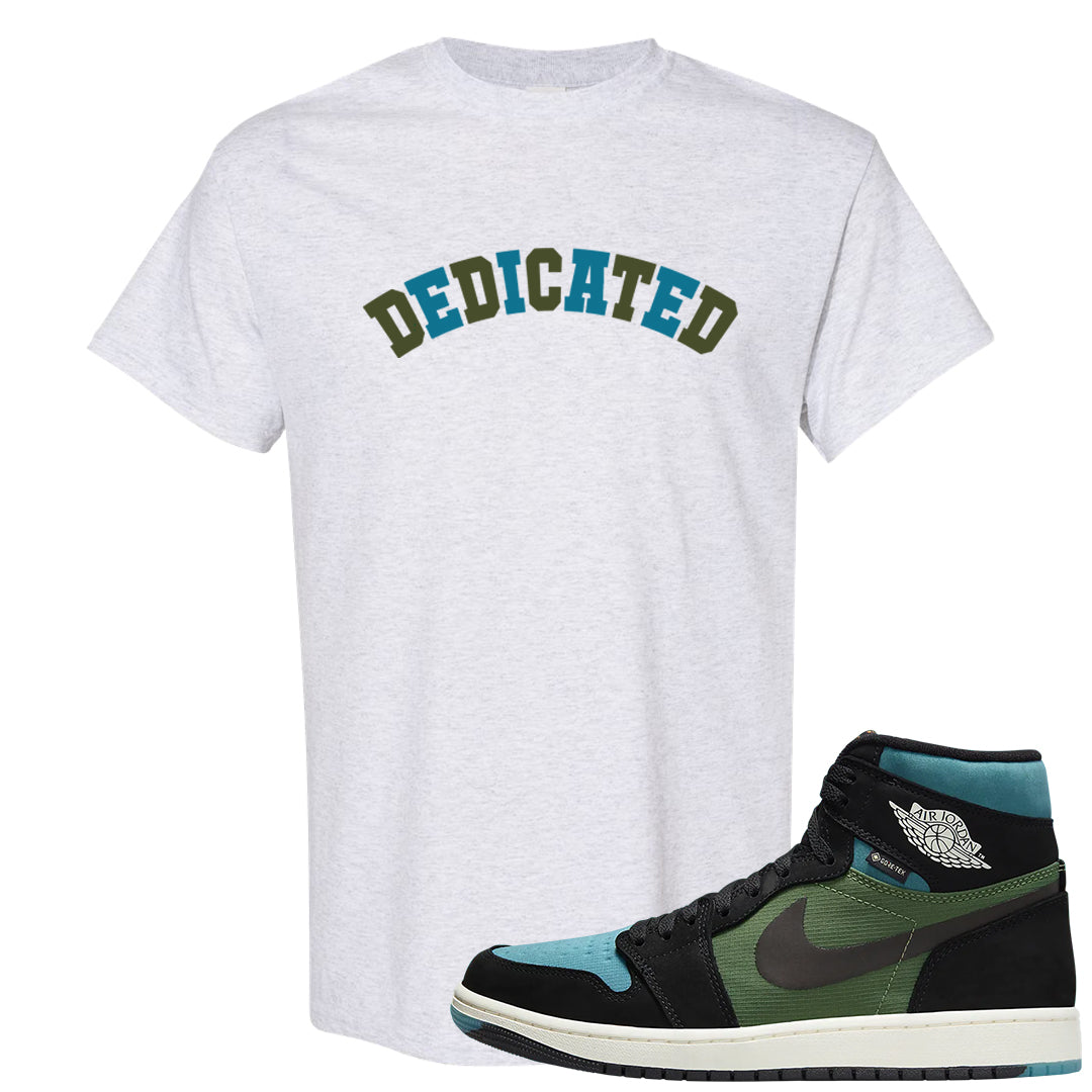 Element Black Olive High 1s T Shirt | Dedicated, Ash