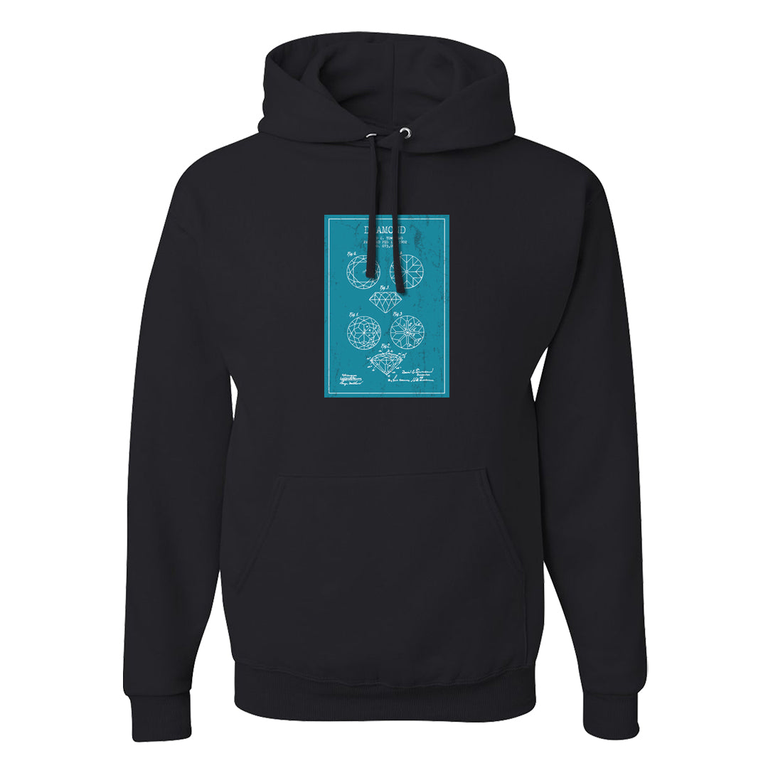 Element Black Olive High 1s Hoodie | Diamond Patent Sketch, Black