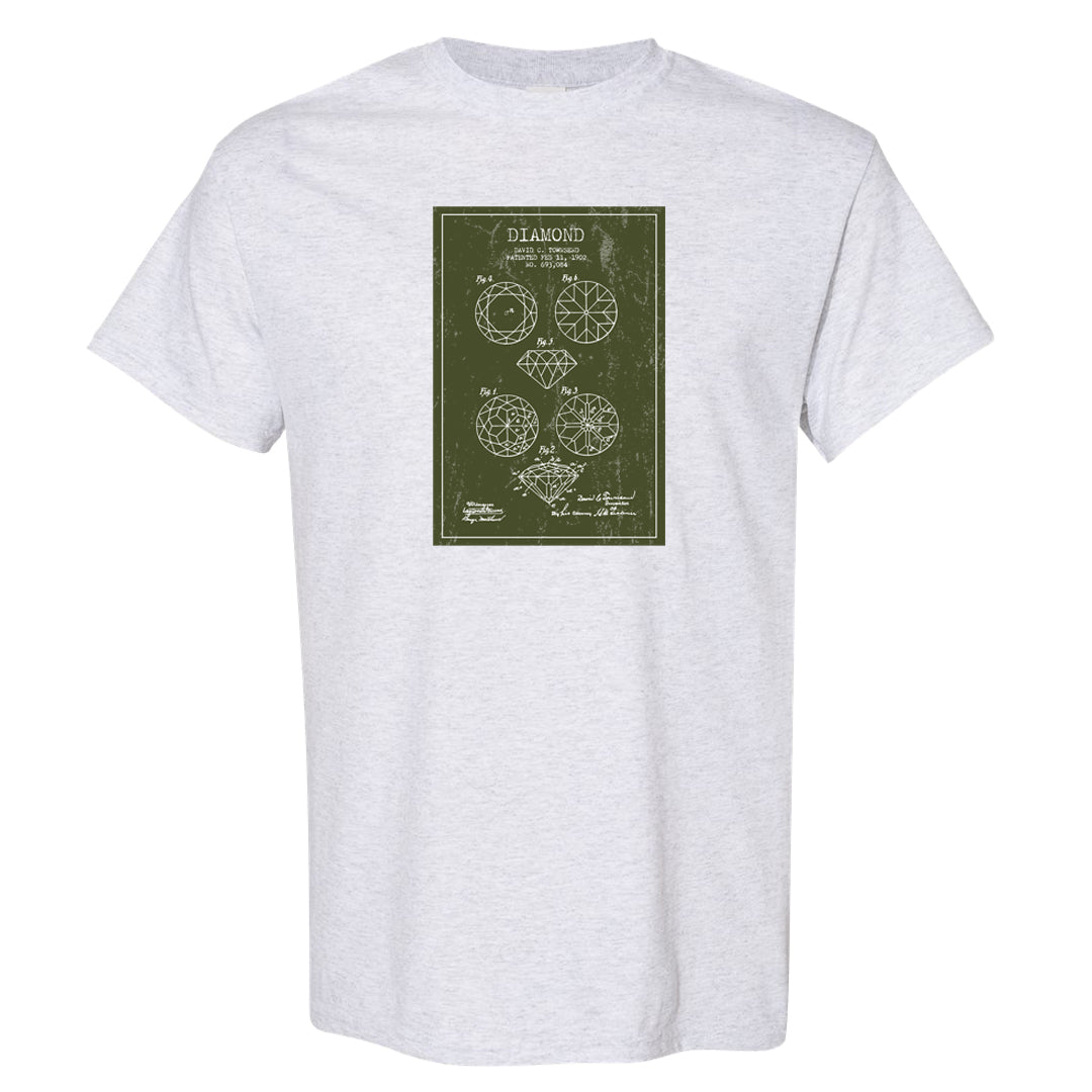 Element Black Olive High 1s T Shirt | Diamond Patent Sketch, Ash